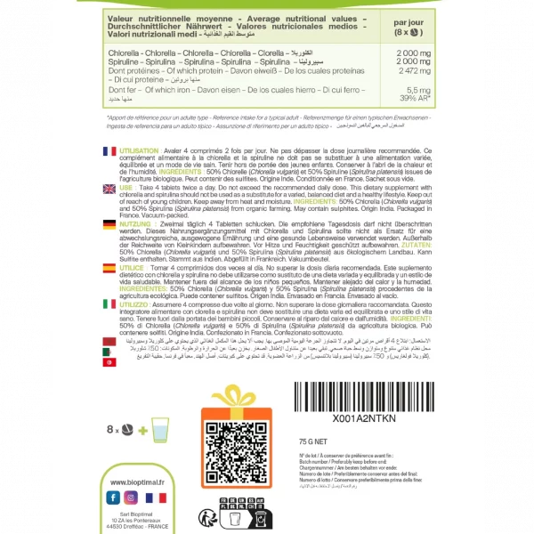 spiruline bio 8