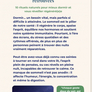 🌟 Introduction Bienvenue dans vos nuits retrouvées